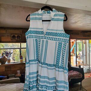 Silk vintage sun dress